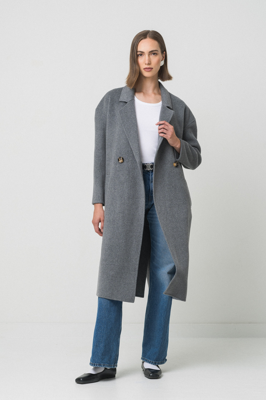 New With Tags Cashmere Paige Coat from Heather Lynn in Grey